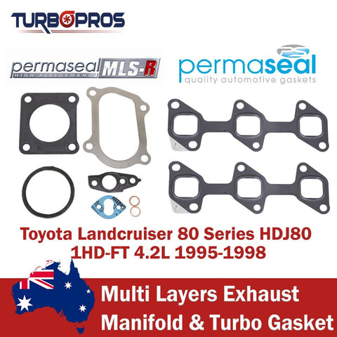 Toyota Landcruiser 80 1HD 4.2L Permaseal Exhaust Manifold&Turbo Gasket Kit