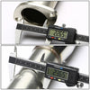 97-01 PRELUDE H22A4 BB6 4"ROLLED TIP STAINLESS STEEL EXHAUST CATBACK SYSTEM