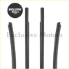 Black rubber door weatherstripping seals for 4 door outer window weather strip on ford ranger px xlt