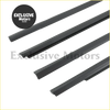Black rubber weather stripping strips for 4door outer window rubber seals on ford ranger px xlt