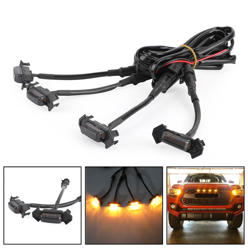 Front Grille Toyota Tacoma 2016-2020 Smoke LED Lights Set