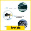 Black fuel nozzle with yellow handle for 4PCS 23250-75050 fuel injectors suitable for Toyota Hilux RZN 3RZFE