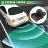 Black plastic bumper reverse parking sensor with cylindrical top and rectangular base for toyota 4runner rear bumper