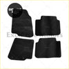 Black plush carpet floor mats with textured surface and reinforced edges 4pcs set for Ford Falcon FG XR6 XR8