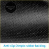 Black anti-slip dimple rubber backing with textured dots on the back of 4pcs carpet floor mat set for Ford Falcon FG XR6 XR8