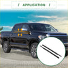 Black pvc weatherstrip window seal strips for toyota tundra 2007-2020 side mirror cover durable and sleek