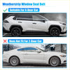 White weatherstrip window seal belt for 4-door toyota rav4 2013-2018 designed for trim sealing