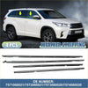 Black weather stripping strips with oe numbers 7571060021 7572060021 7573060020 7574 for toyota highlander windows