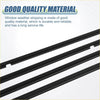 Black window weather stripping made of durable material for Toyota 4Runner door seal 4pcs set