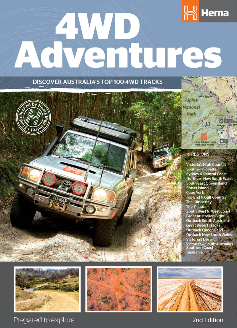 Hema 4WD Adventures Off-Road Guide Atlas Book