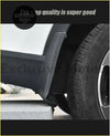 Black plastic fender mud flap showing back side from 4x mud flap set for great wall vehicles 2019-2020