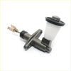 Gray metallic 5/8 clutch master cylinder with white reservoir and black cap for toyota hilux 1978-1983