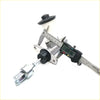 Silver metal 5/8 clutch master cylinder with black rubber seals and digital caliper for toyota hilux 1997-2005