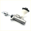 Silver metallic 5/8 clutch master cylinder with white reservoir and black seals for toyota hilux double cab 1997-2005