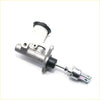 Silver metallic 5/8 clutch master cylinder with white reservoir and black rubber caps for toyota hilux double cab 1997-2005