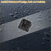 Black plastic 5 pin maf sensor connector plug for Toyota with sealed waterproof design shown from back side