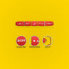 5 x Car Back AC Control Switch Button Covers for Toyota Highlander