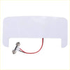 White plastic car headlight bulb holder with red and black wiring for 5050SMD 6000K Toyota Prius dome light backside
