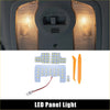 Warm-toned 5050smd 6000k led panel light with textured amber lens and dimming switch for toyota raize a200a 210a interior