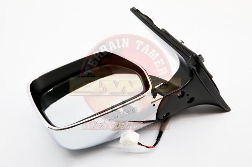 Terrain Tamer Mirror Assy Exterior L/H Chrome Electric Remote Control - Terrain Tamer 4WD Parts