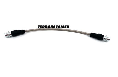 Terrain Tamer Braided Brake Hose Front Centre No.2 Suits Abs - Terrain Tamer 4WD Parts