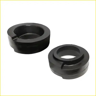 Black rubber o-rings with smooth slightly textured surface for 50mm poly coil spring spacer front fit nissan patrol