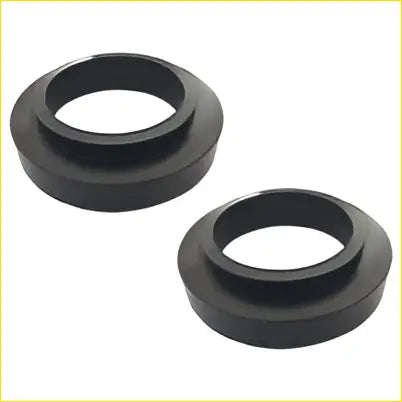 Black rubber bushings 50mm rear coil spring spacer with smooth matte finish fit for nissan patrol gq gu y60 61