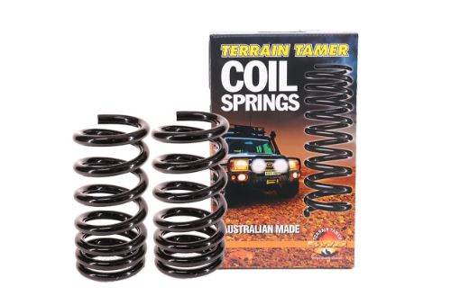 Terrain Tamer Coils Rear Standard Height To 150kg Swb Lwb Progressive Rate - Terrain Tamer 4WD Parts