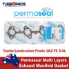 Toyota Landcruiser Prado 1KZ-TE 3.0L Permaseal Exhaust Manifold Gasket