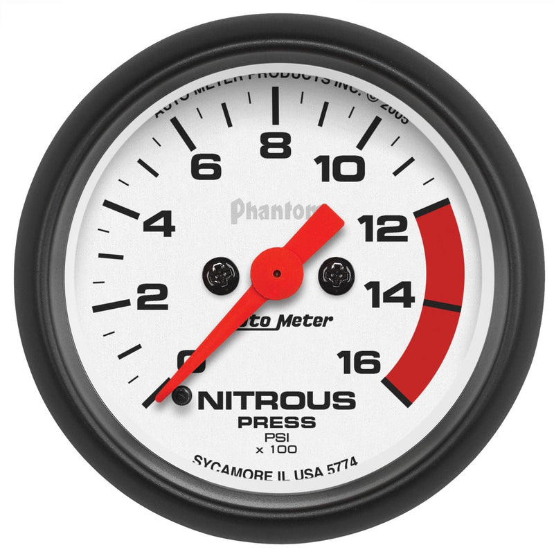 AutoMeter Phantom 2-1/16in Nitrous Press AU5774