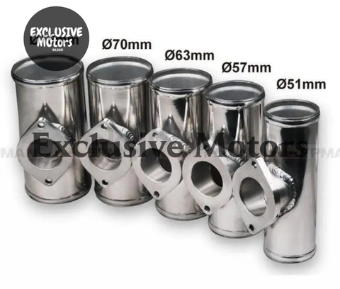 57MM 2.25" BOV BLOW OFF VALVE FLANGE T MOUNTING PIPE TK-BOV02FP57