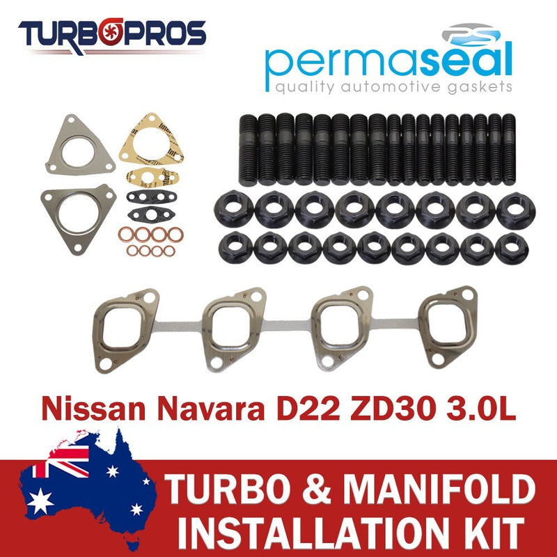 Nissan Navara D22ZD30 3.0L Permaseal Turbo&Exhaust Manifold Installation Kit
