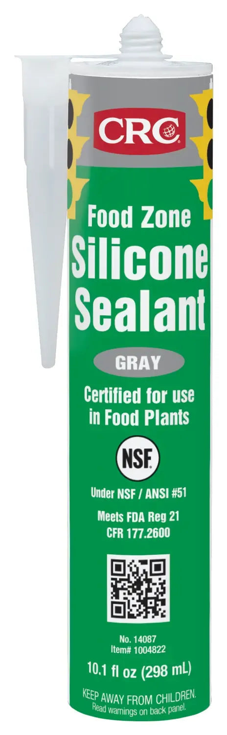 CRC Food Zone Silicone Sealant Gray 299ml FZ14087