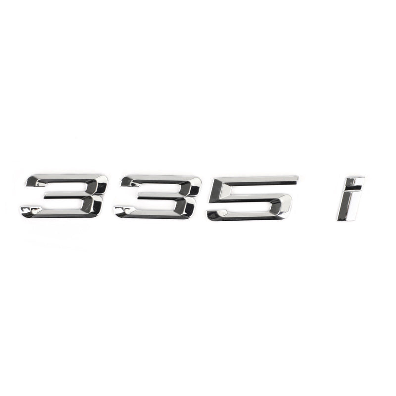 BMW 335i Chrome Trunk Emblem Decal (2006-2013)