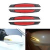 Universal Use Reflective Carbon Fiber Car Door Edge Guard Bump Protector Sticker Suitable