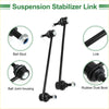 Black suspension stabilizer link with ball studs rubber dust boots and ball joint housings for toyota rav4 front suspension kit