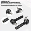Black stabilizer bar links with metallic threaded ends and spherical joints for toyota matrix 2003-2008