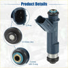 Dark gray fuel injector nozzle with metallic silver base and blue o-ring for toyota tacoma 4.0L 2005-2015 replacement