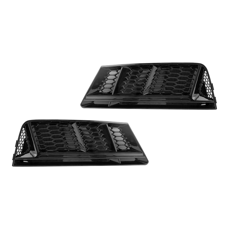 Audi A4 B9 Front Fog Light Grille Chrome (2016-2018)