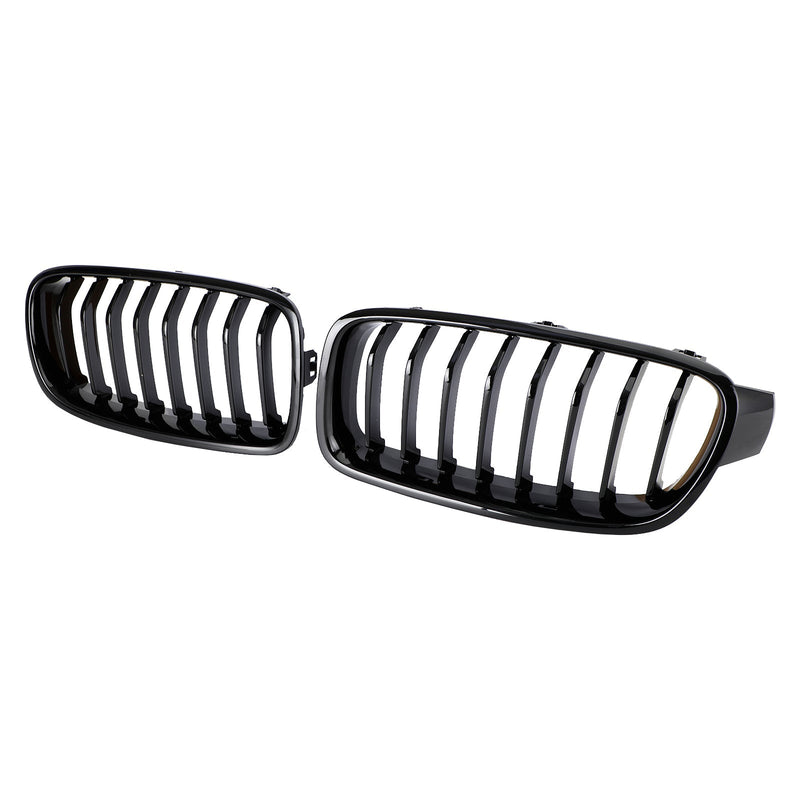 BMW 3 Series F30 F31 F35 Gloss Black Front Kidney Grille (2012-2019)