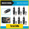 Black maxcool diesel fuel injectors with metallic tips and o-rings for nissan patrol gq y60 td42 td42t