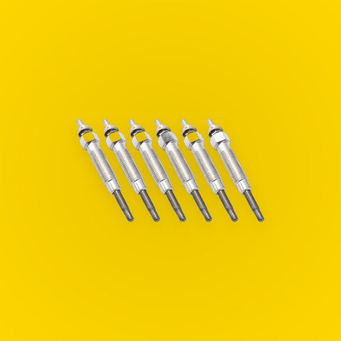 6x Glow Plugs Suitable For Nissan Patrol GU Y61 1997-2000 RD28Ti 2.8L Turbo Diesel 6Cyl