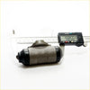 Gray metallic 7/8 rear brake cylinder with black rubber end caps for Toyota Hilux LN50 LN56 RN55 RN70 YN57 YN58 ute