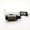 Gray textured 7/8 rear brake cylinder with black end caps measured by caliper for toyota hilux 1979-1983