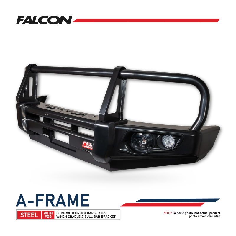 MCC Falcon 707-02 A-Frame Bar - Toyota Prado 200 1996-2002