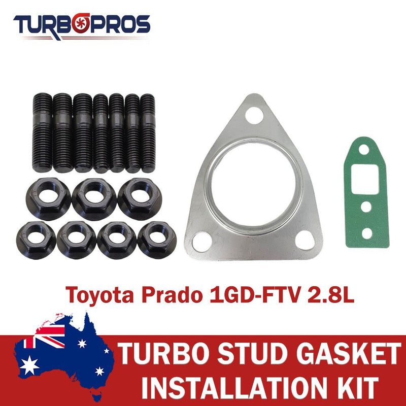Toyota Prado 1GD-FTV 2.8L Turbo Charger Installation Stud & Gasket Kit