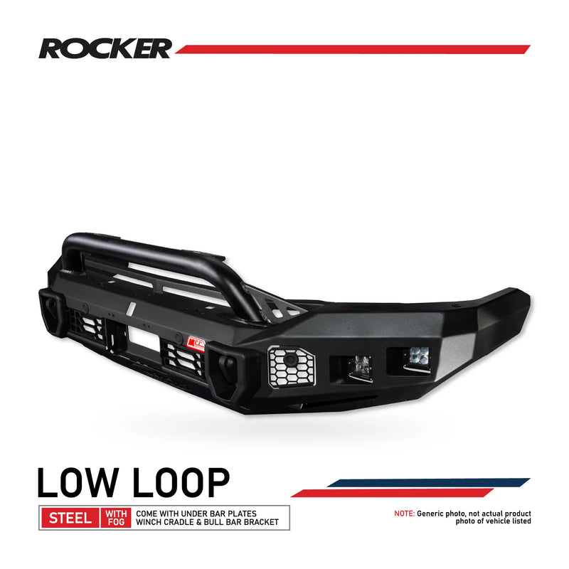 MCC Rocker 078-01SQL Single Low Loop Bull Bar - Toyota LandCruiser 300 2022+