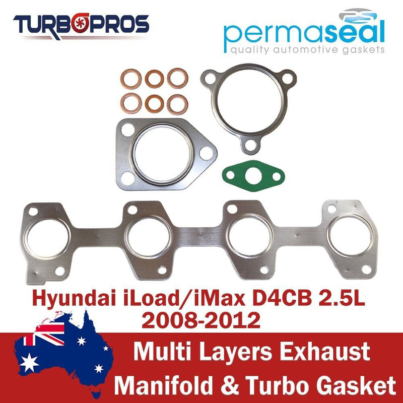 Hyundai Iload / Imax D4CB 2.5L Permaseal Exhaust Manifold&Turbo Gasket Kit