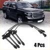Black 7mm ignition coil wires set of four for 1999 toyota solara 22l engine replacement use
