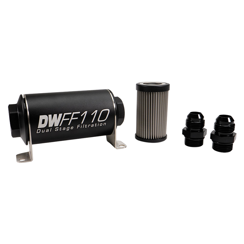 Deatschwerks Fuel Filter Inline 10 Micron 110mm -8ORB
